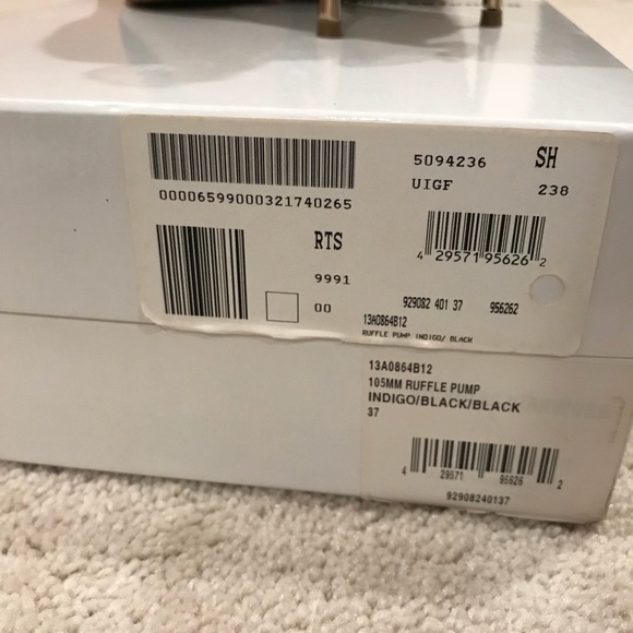 Nicholas Kirkwood ruffle suede pumps 7 37 - Picture 5 of 7